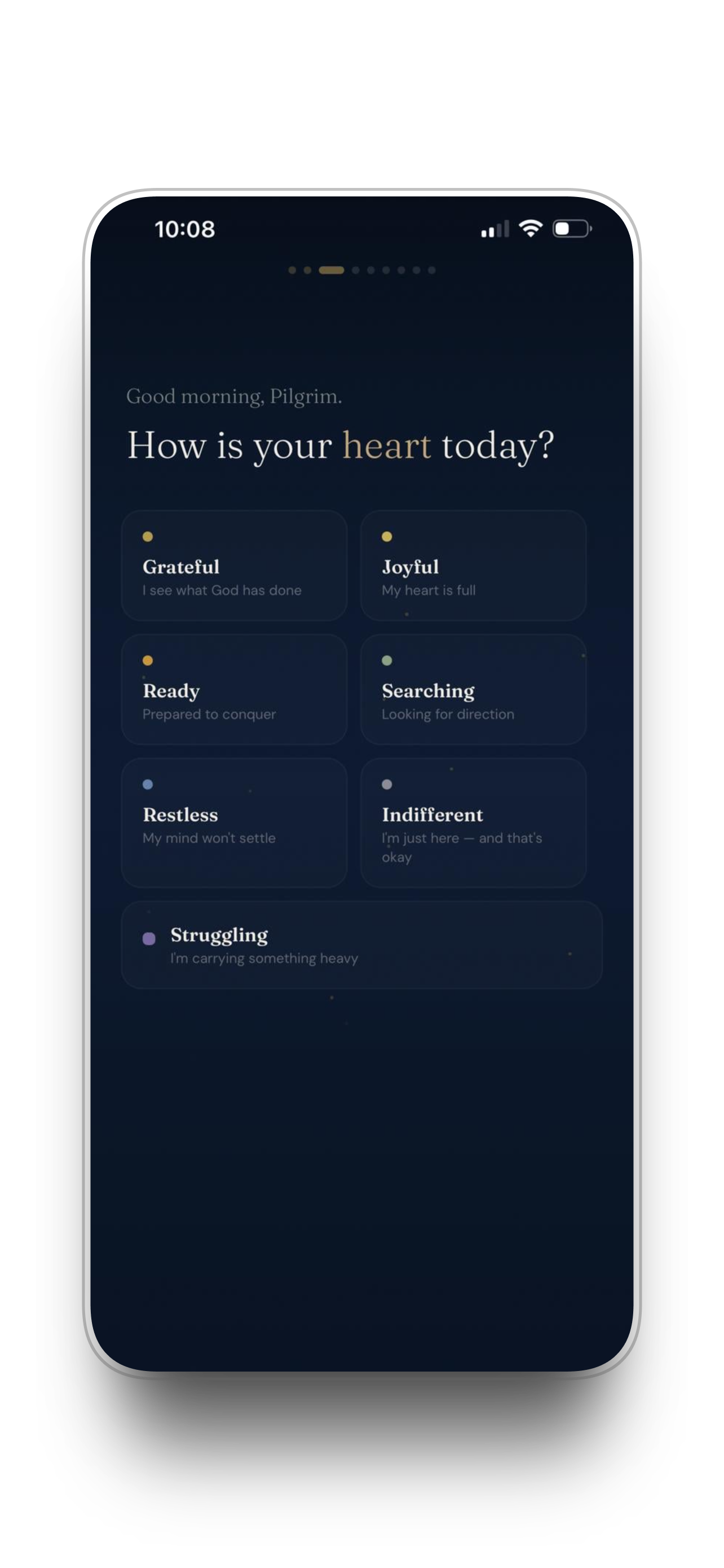 Daily Prayer Mood Picker