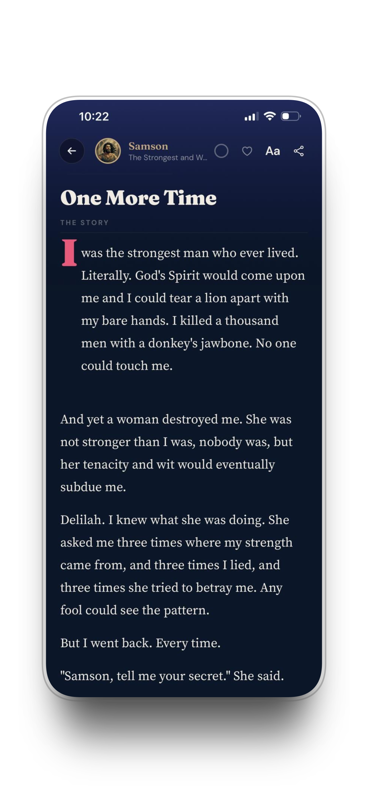 Samson Excerpt Reader